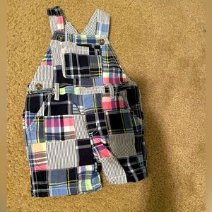 Gymboree Plaid Overalls